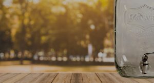 Huge glass jar