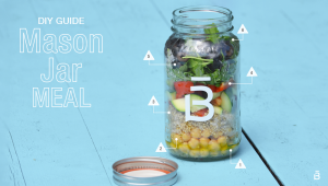 Mason jar meal