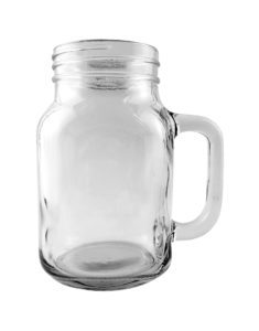 550ml Handle Glass Jar