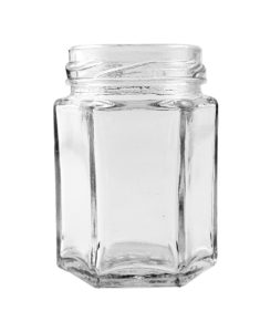 Hexagon Glass Jar