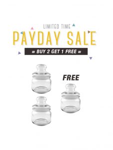 Payday Sale Mushroom Pressed Jar