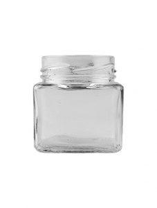 80ml Boxin Square Glass Jar