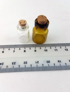 Mini glass bottle