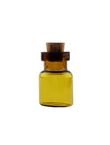 Teeny mini glass jar