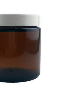125ml Carter amber glass jar