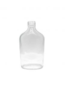 liquor clear glass bottle