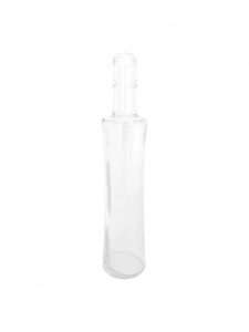 clear liquor glass bottle